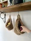Jute Hanging Storage Basket (Large)