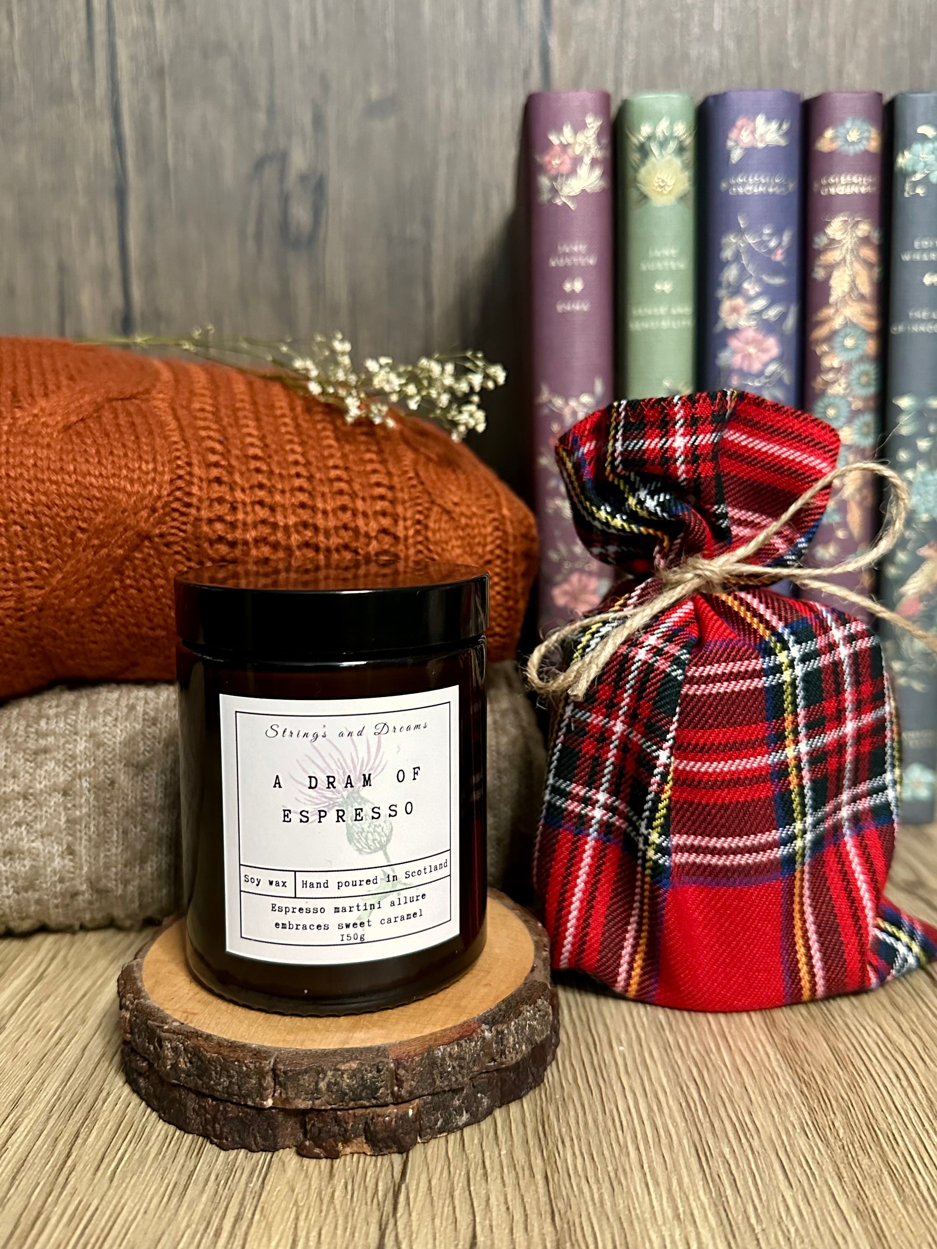 Digital story scented candle
