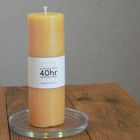 40 pure beeswax pillar candle