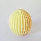 Segemented Sphere pure beeswax candle