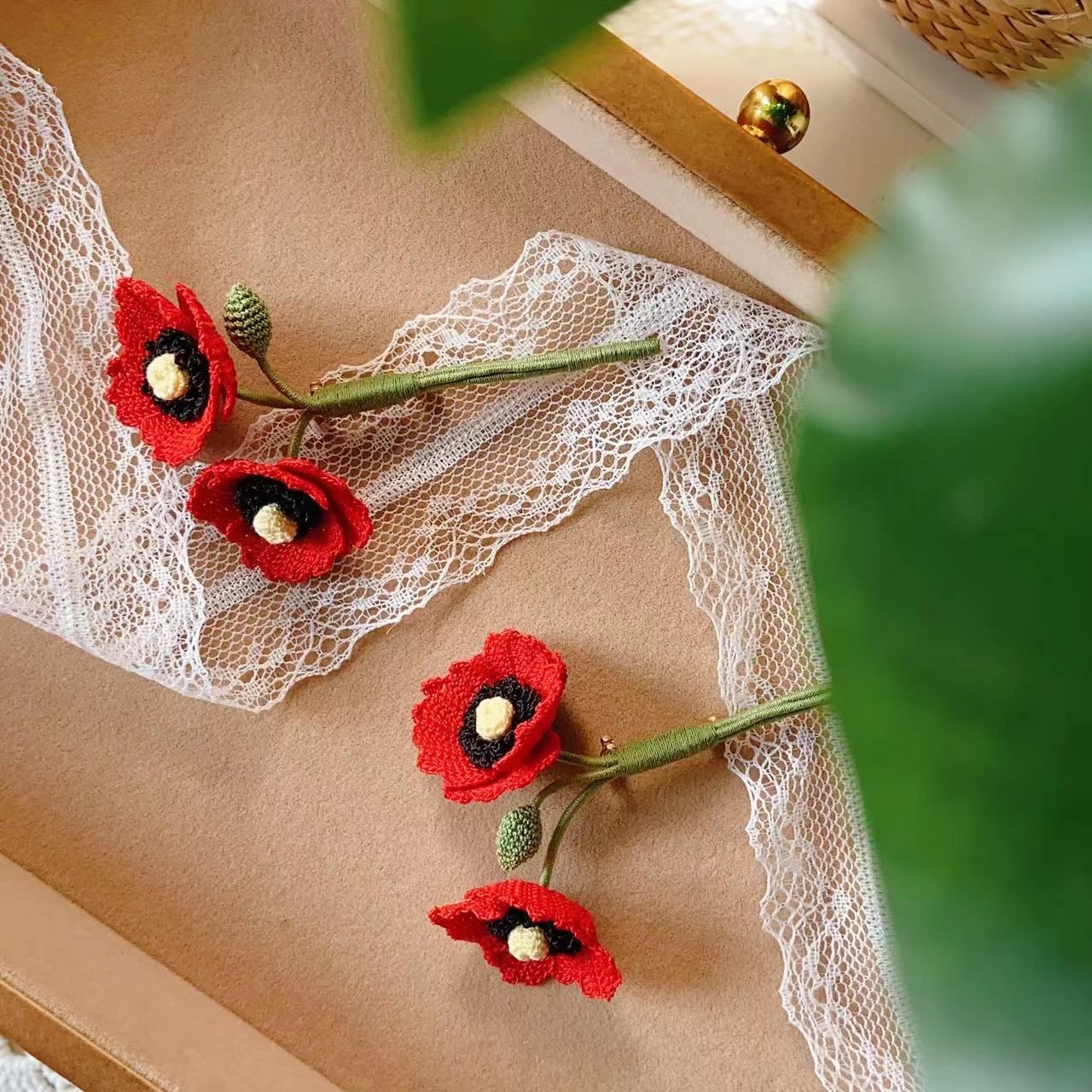 Remembrance Poppies Brooch