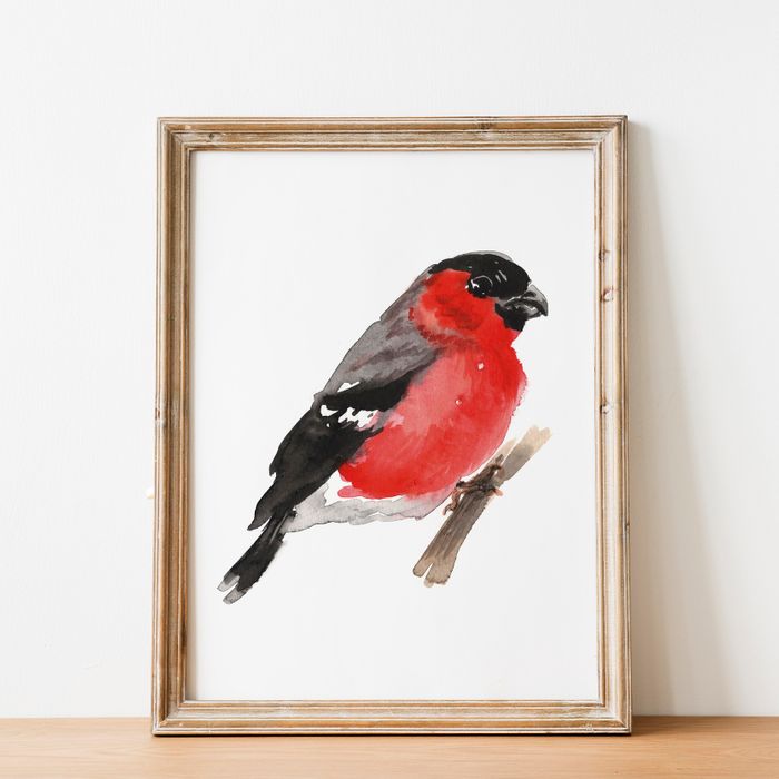Bird Watercolour Prints - Vertical