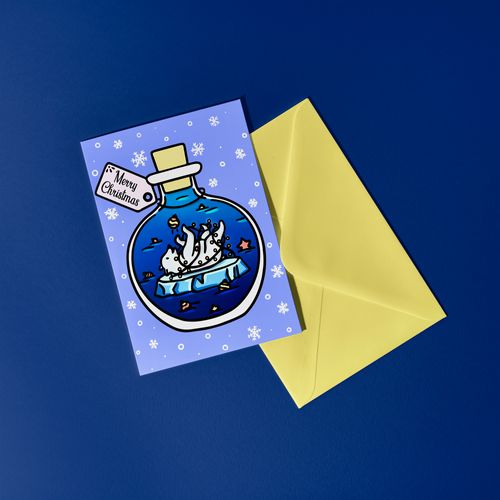 Polar Bear Christmas Card