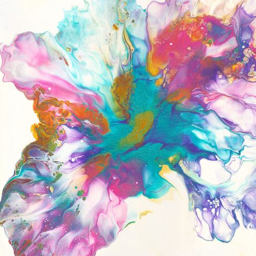 8x8 Fluid Art Design Print