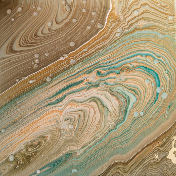 8x8 Fluid Art Design Print