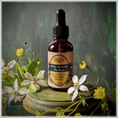 Facial Oil Elixir -The Oracle- Neroli & Ylang Ylang - Suitable for Oily & Acne Prone Skin