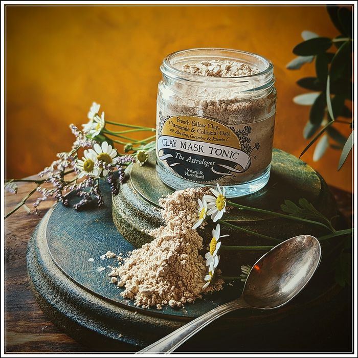 Clay Mask Tonic -The Astrologer- Chamomile & Oat- for Dry & Sensitive Skin