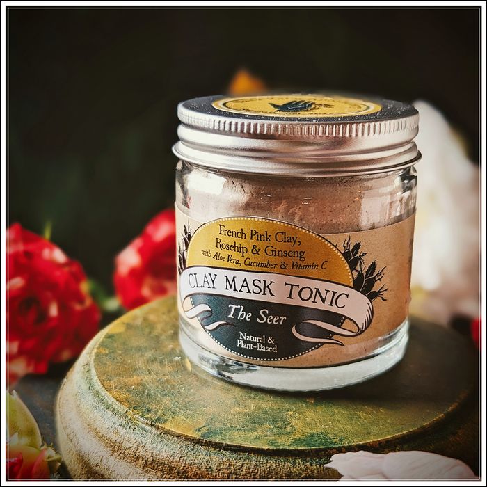 Clay Mask Tonic -The Seer- Rosehip & Ginseng- for Wise & Mature Skin