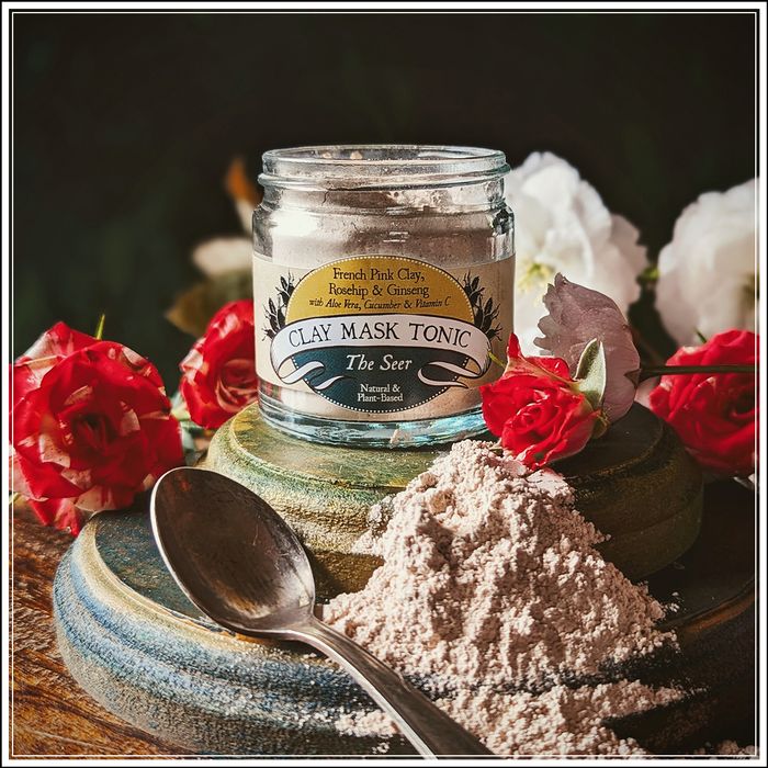 Clay Mask Tonic -The Seer- Rosehip & Ginseng- for Wise & Mature Skin