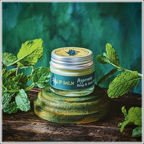 Lip Balm -Refreshing Peppermint, Hemp & Jojoba