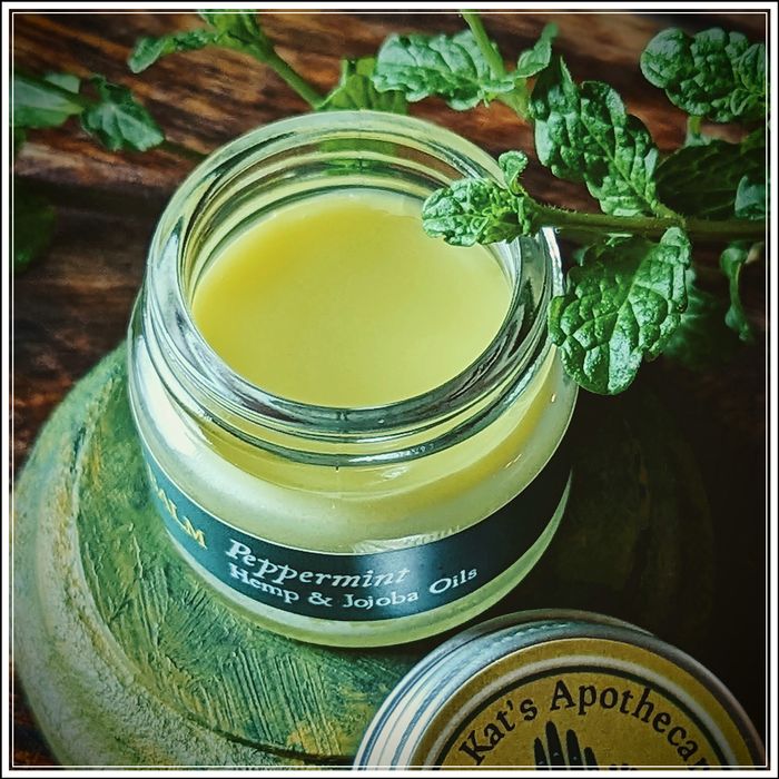 Lip Balm -Refreshing Peppermint, Hemp & Jojoba