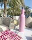 Kiss Me Pink Insulated Wine Bottle