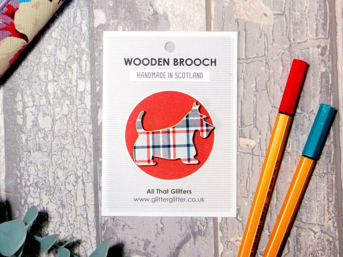 New Tartan Brooches