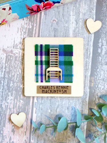 Harris Tweed and Tartan Fridge Magnets