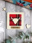 Harris Tweed and Tartan Fridge Magnets