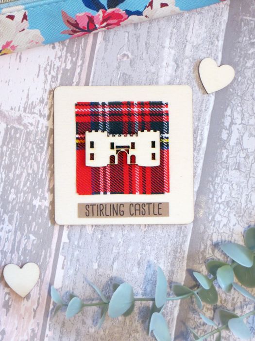 Harris Tweed and Tartan Fridge Magnets