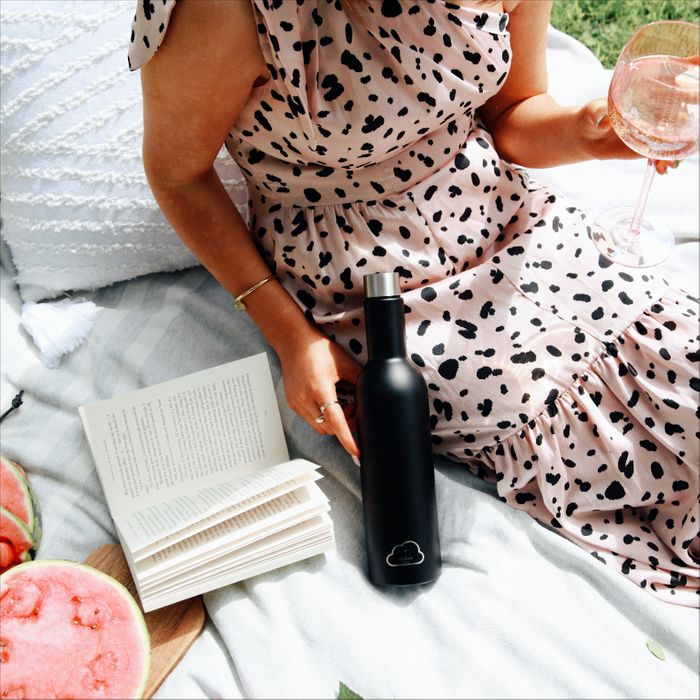 Midnight Insulated Wine Bottle