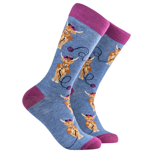 Crochet Och Aye the Moo Socks