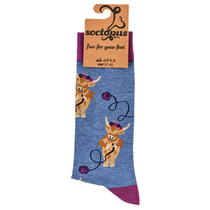 Crochet Och Aye the Moo Socks