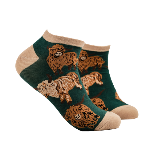 Och Aye the Moo Trainer Socks