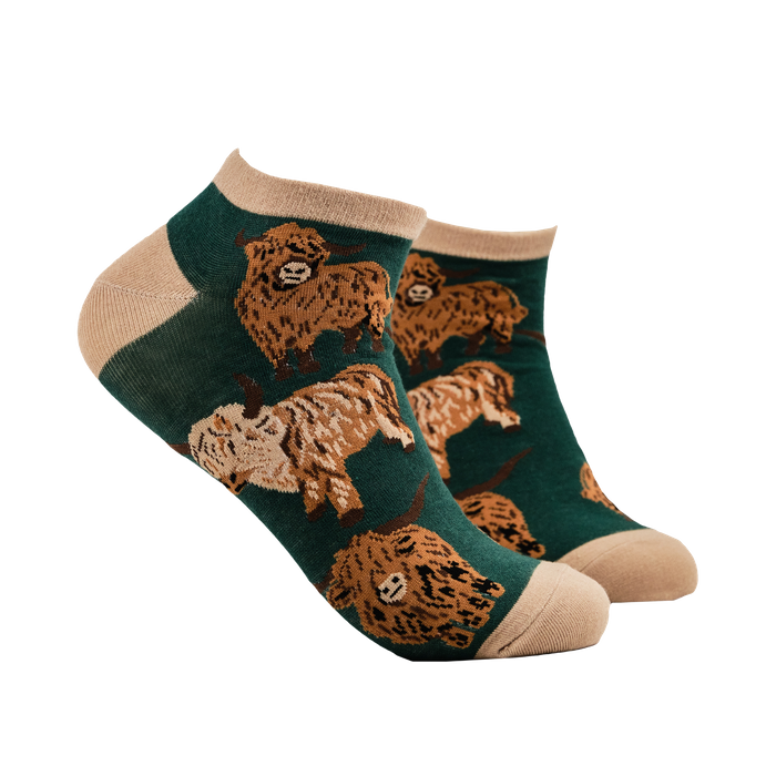 Och Aye the Moo Trainer Socks