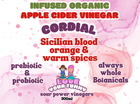 Sicilian Blood Orange & Warm Spices infused vinegar