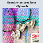 Textures of Scotland - heart pendant