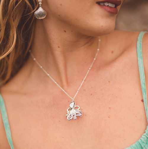 Large Octopus Necklace