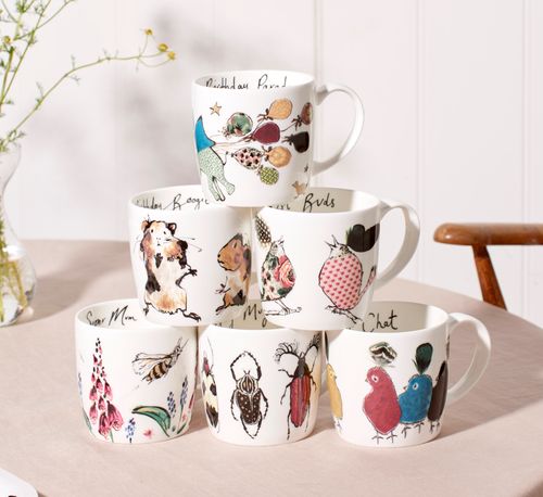 Fine bone china mugs