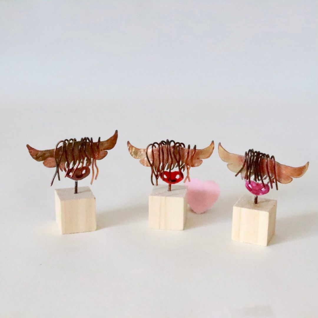 Duncan the Coo - metal art