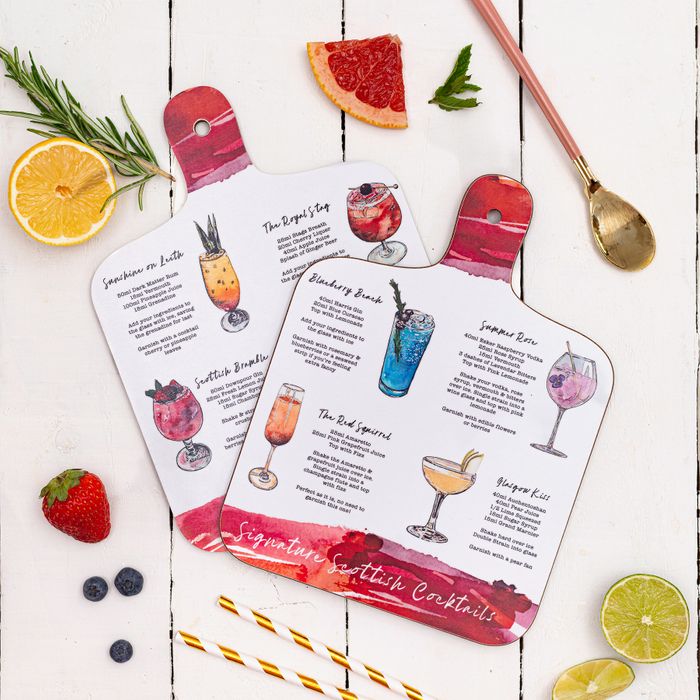 NEW Signature Scottish Cocktails Homeware Range