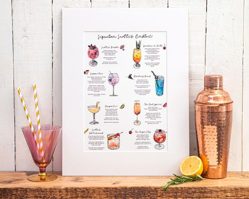 NEW Signature Scottish Cocktails - Prints & Cards