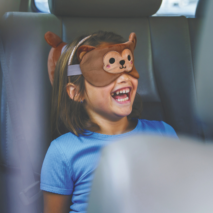 Relaxeazzz Travel Pillow & Eye Mask