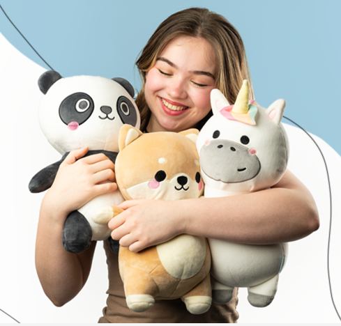 Swapseazzz 2-in-1 Plush Travel Pillow & Toy