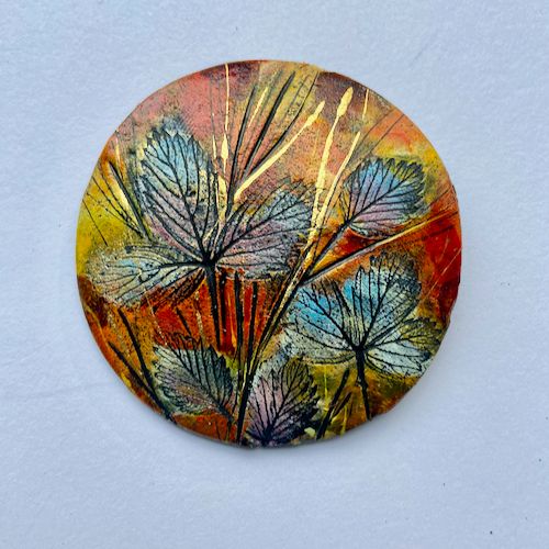 Strawberry and Rose Leaf Wrap pIns