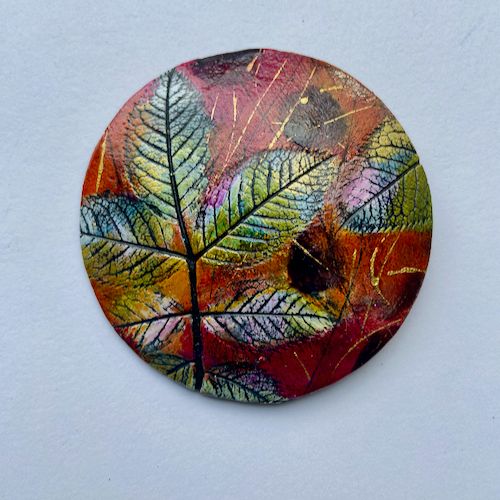 Strawberry and Rose Leaf Wrap pIns