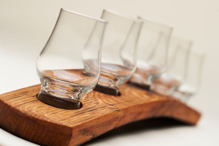 Glass and tea light holders