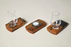 Glass and tea light holders
