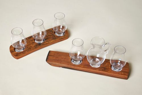 Glass and tea light holders
