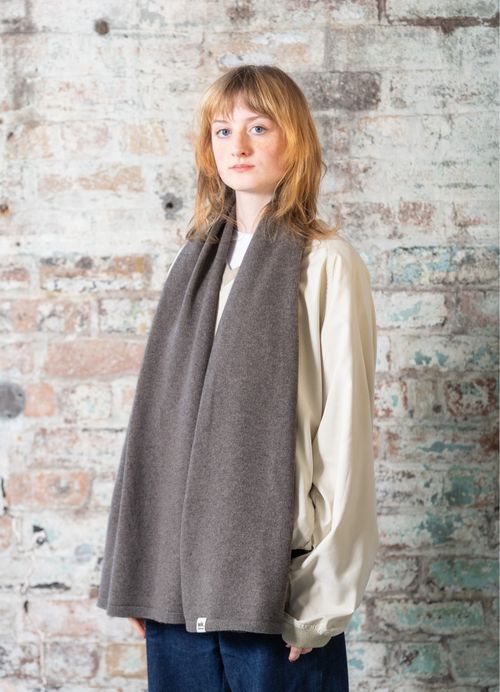 Wide Merino Wool Scarf