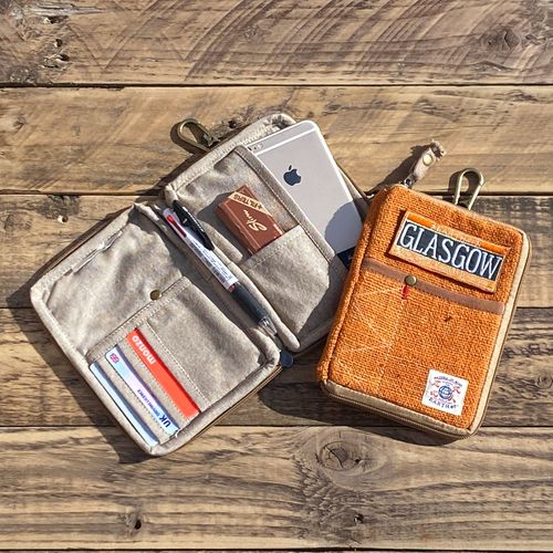 Hemp Phone & Passport Holder