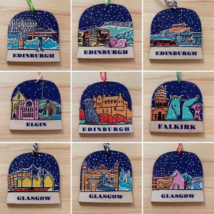 Scottish Snow Globe collection