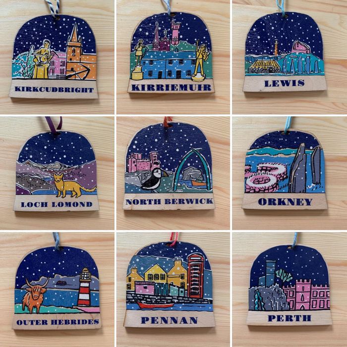 Scottish Snow Globe collection