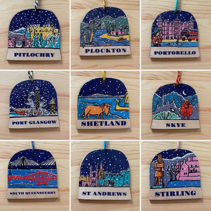 Scottish Snow Globe collection