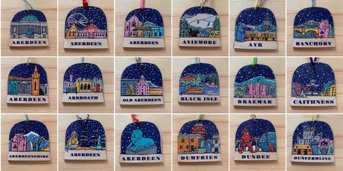 Scottish Snow Globe collection