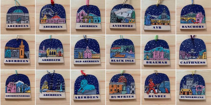 Scottish Snow Globe collection