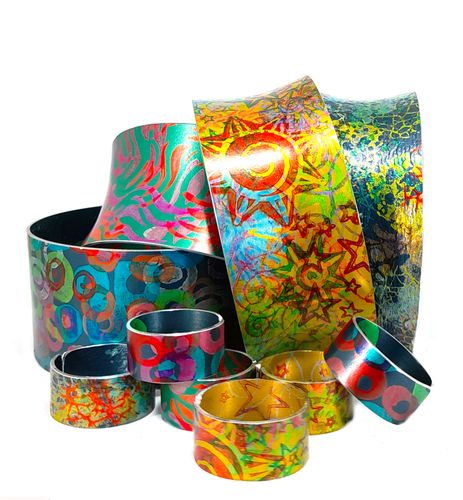 Assorted bangles and rings