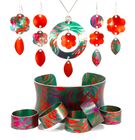 Assorted bangles and rings