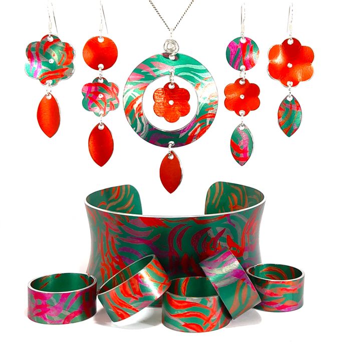 Assorted bangles and rings