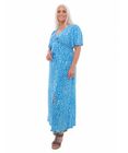 Mosaic Print Bust Tie Dress